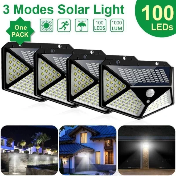 87500f20e27ac1fcffbe02bfb4322508.webp 100 LED Solar PIR Motion Sensor Wall Light