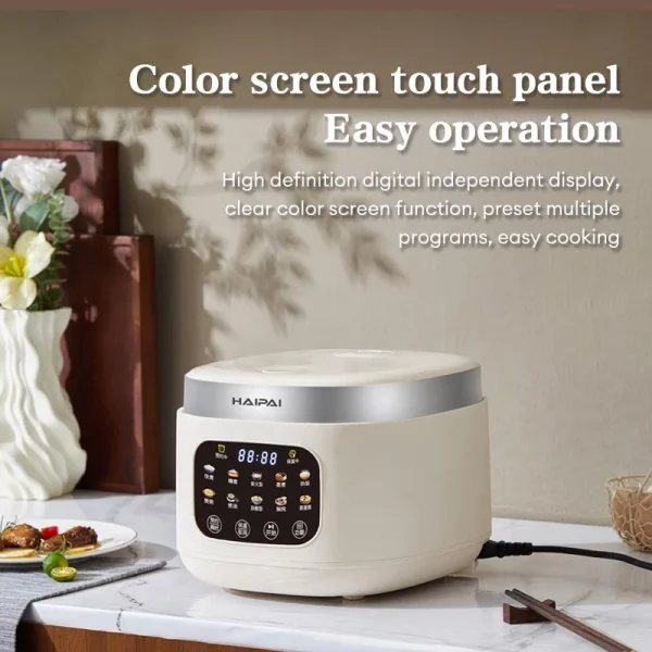 cn-11134207-820l4-mimusj2wwx6ucb.webp HAIPAI 3L 650W 10 Menus Rice Cooker