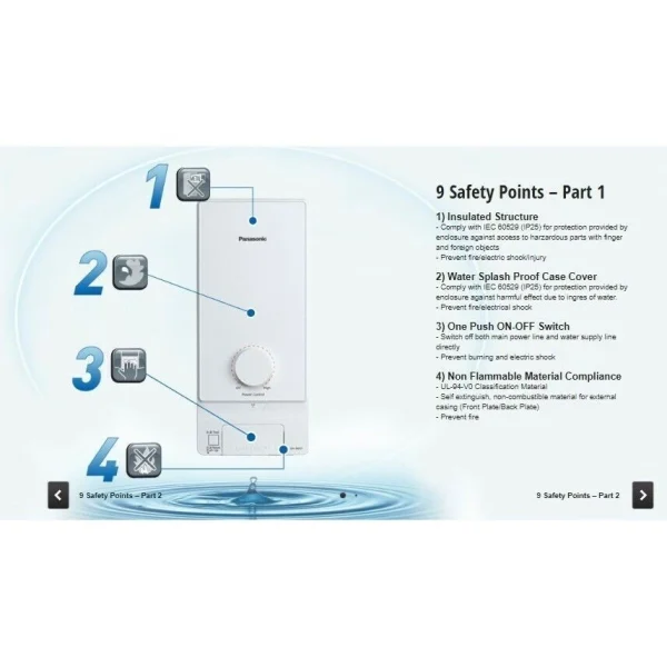 sg-11134201-7ra1c-m59y1oou48kr20.webp PANASONIC DH-3MS1MW 3.6kW Non-Pump Water Heater
